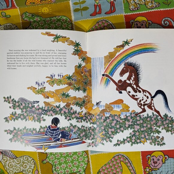 The Girl Who Loved Wild Horses | Vintage Children's Book - Picture 7 of 10